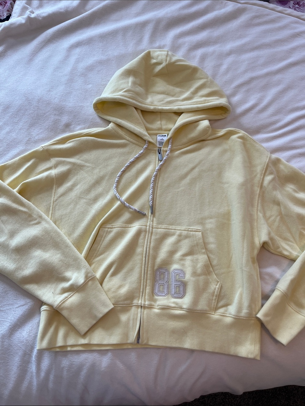 Women’s pink by Victoria’s Secret zip up hoodie